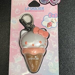 Lip Smacker 50th anniversary Hello Kitty Ice Cream Lip Balm - Silver and Pink
